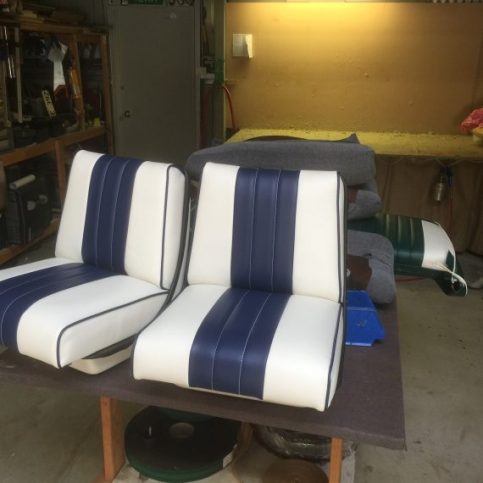 Boat Seats Reupholstered